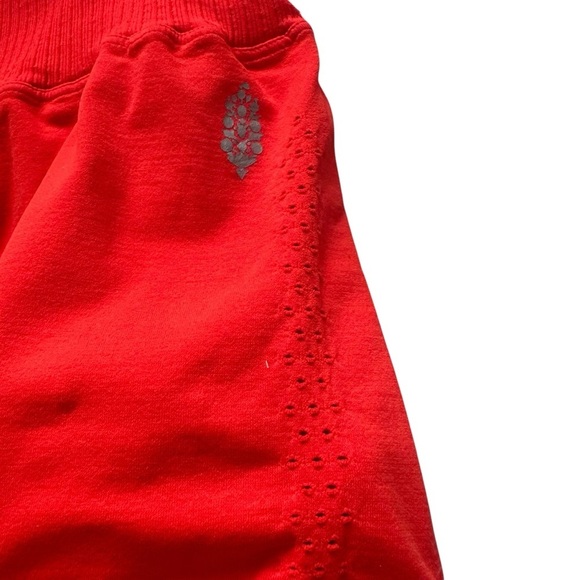 Free People Movement Good Karma Running Shorts XS/S & M/L Cherry Tomato NWOT - Picture 5 of 7